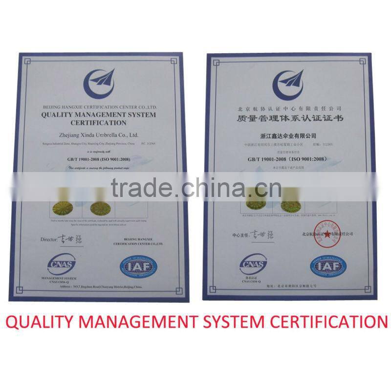 Double Layer Straight Umbrella with Crooked Wooden Handle in Different Colors XD-SU031