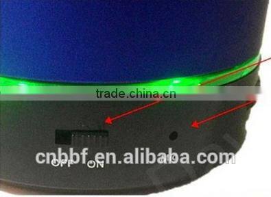 Best portable S08 bluetooth speaker system , mini bluetooth speaker with fm radio and led light