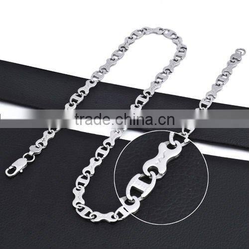 New Stainless Steel Sideways Cross Necklace(RN10034)