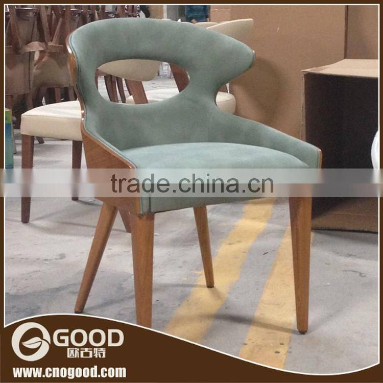 Hot Sale Leather Wooden Dining Room Chair