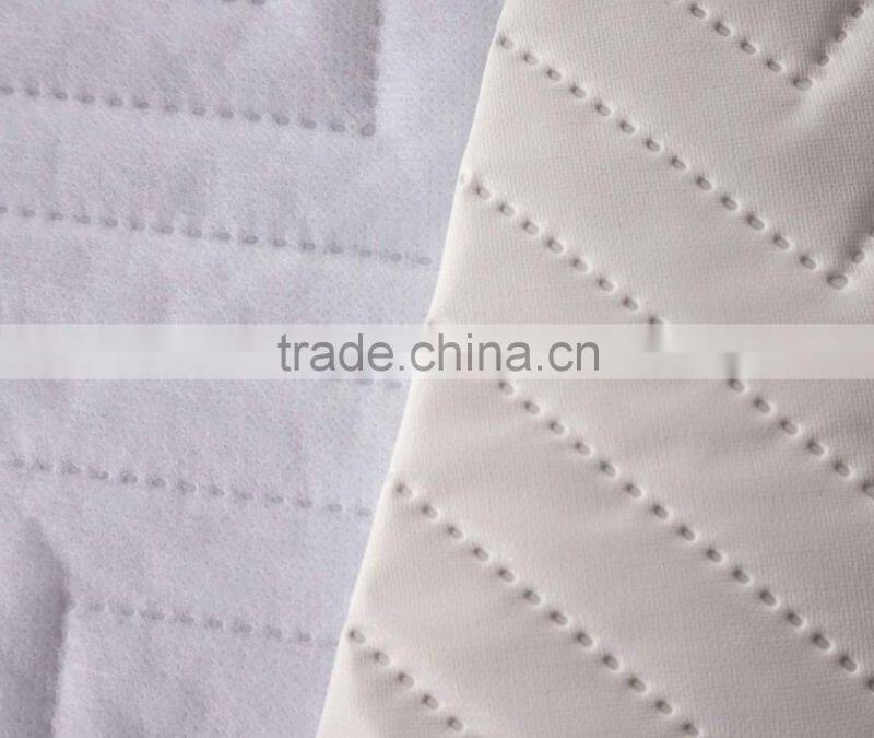 White Hotel Bedding Waterproof Cotton Quilting Fabric