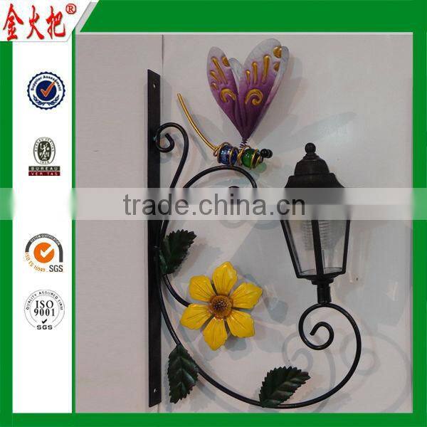 Ladybug Girl with Sunflowers Outdoor Metal Garden Stake