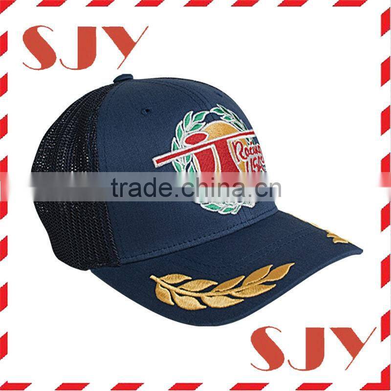 Cool new 6 panels light weight and thinner polyester racing hats supplier