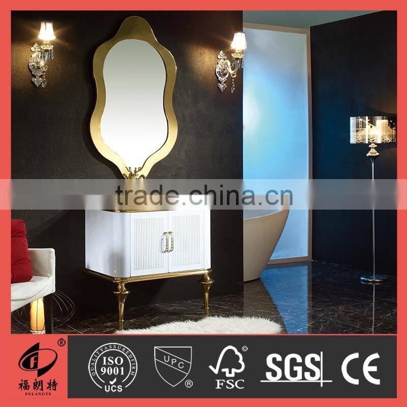 Stainless steel bathroom vanity base cabinets T-6622
