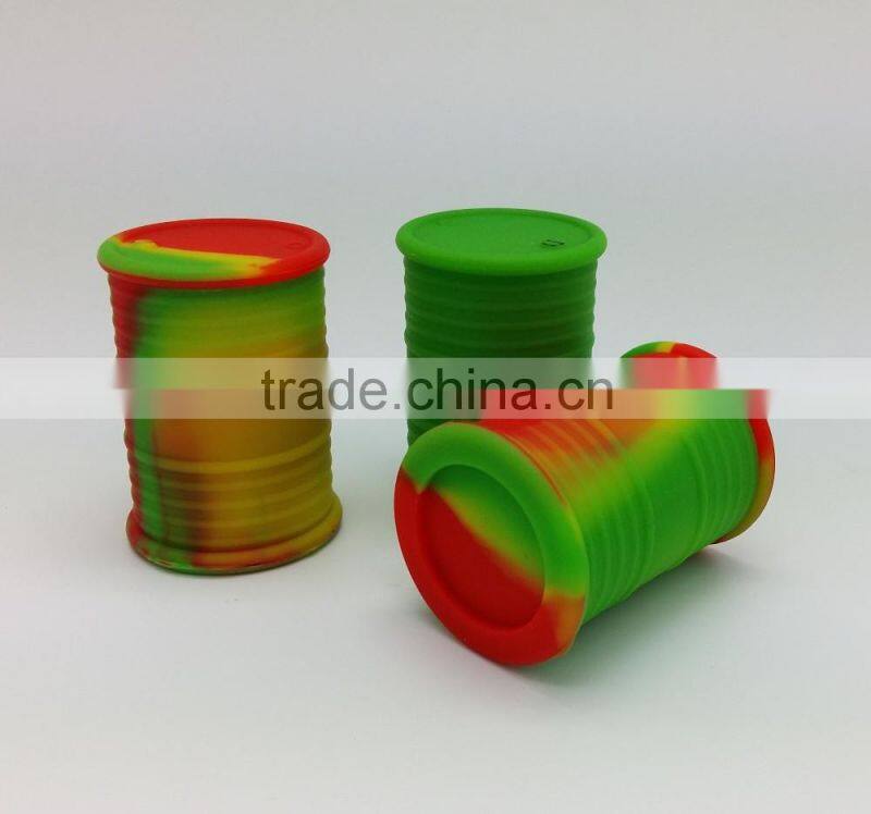 USA Canada FDA food grade 10ml rubber non stick silicone oil barrel container