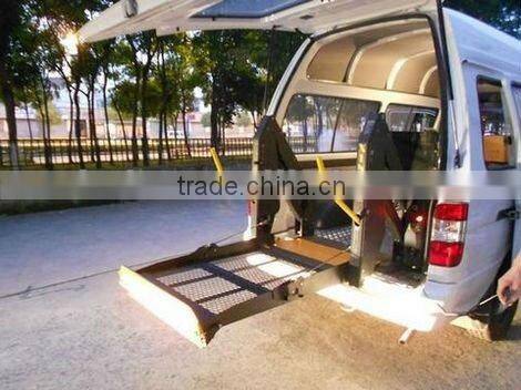 high quality 12V/24V WL-D-880U electric and hydraulic wheelchair lift for van and minivan