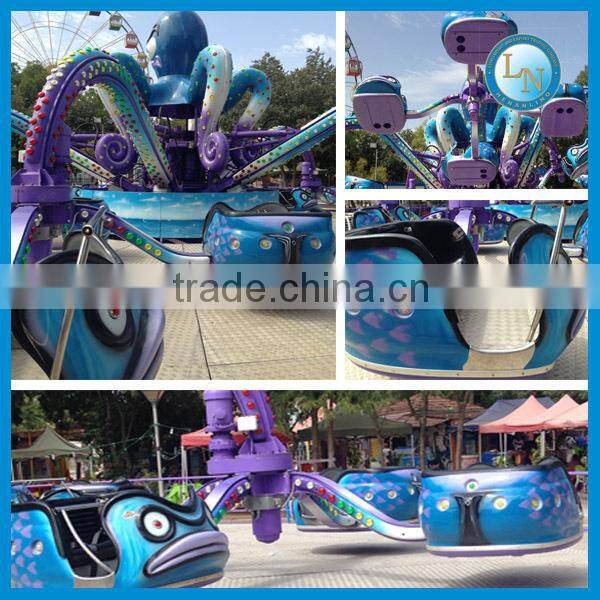 Funfair park indoor playground jumping rides giant octpus