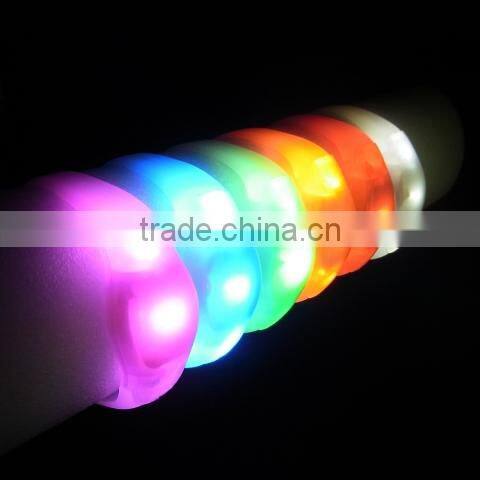 light up custom sound activated flashing led wristbands