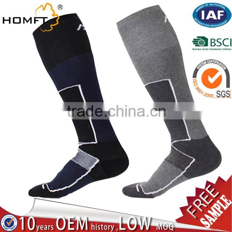 Brand Outdoor Sport Ski knee high thermal warm Socks men