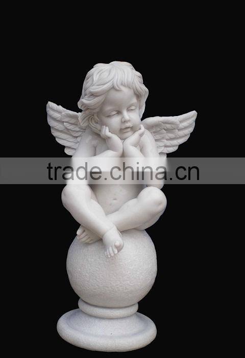 marble outdoor decorative large angle statues
