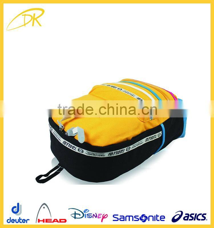 2015 top quality china factory cute cartoon cheap kids school backpack