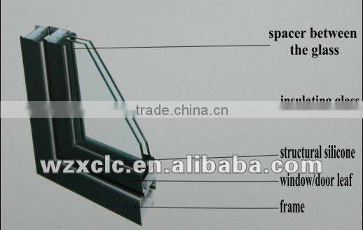 2015 Popular Aluminum Balcony Sliding Windows