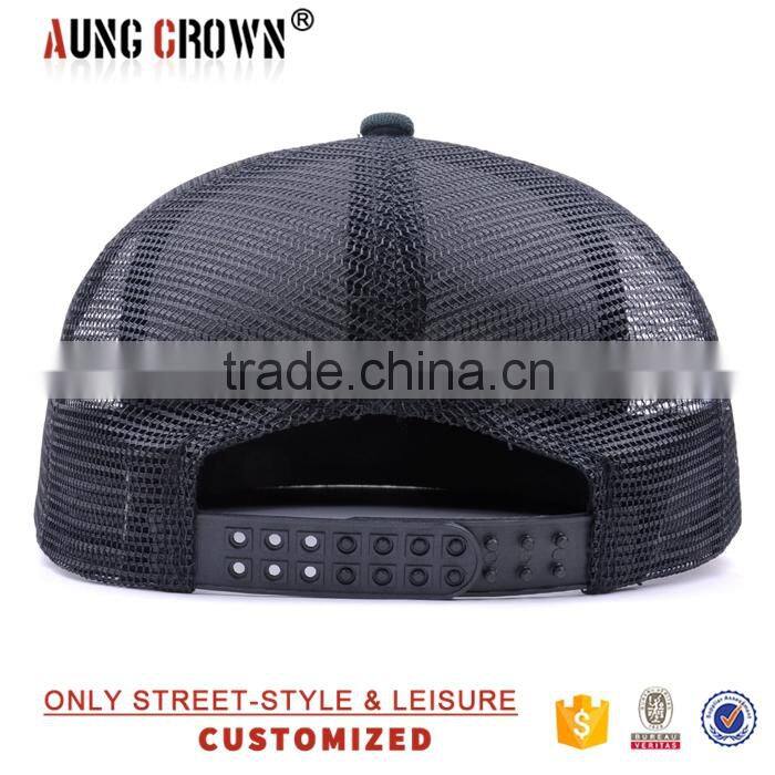 cool mesh snapback flat brim mesh caps