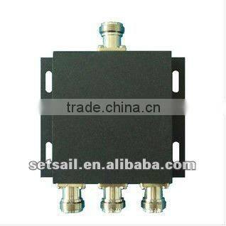 350-800MHz/350-520MHz 4-ways RF UHF Power Splitter/Divider