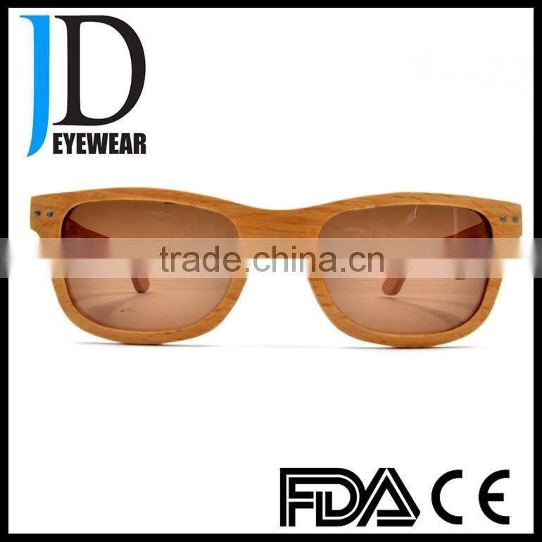 hot selling square traveller wood sunglasses shenzhen manufacturing wood sunglasses