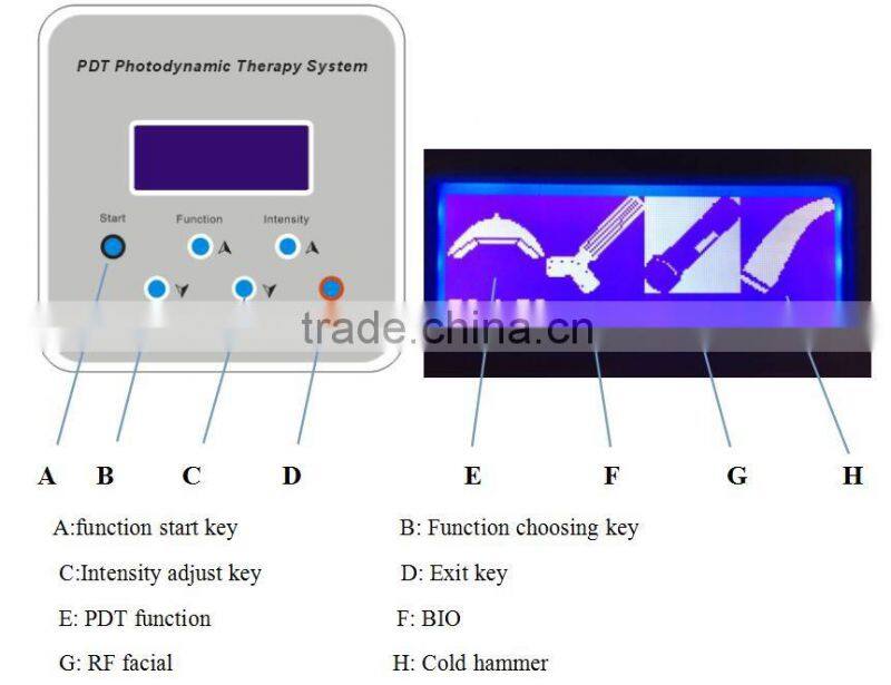 AYJ-MS01(CE) PDT LED facial light skin rejuvenation