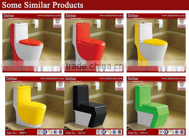 ideal standard sanitary ware toilet, two colored toilet wc,Kuwait one piece colored toilet