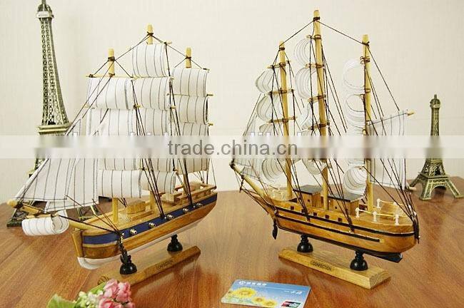 wooden ship model