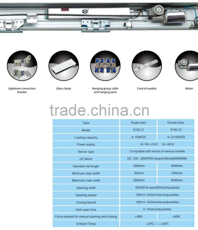 S150 office slding door system use sliidng glass door sale