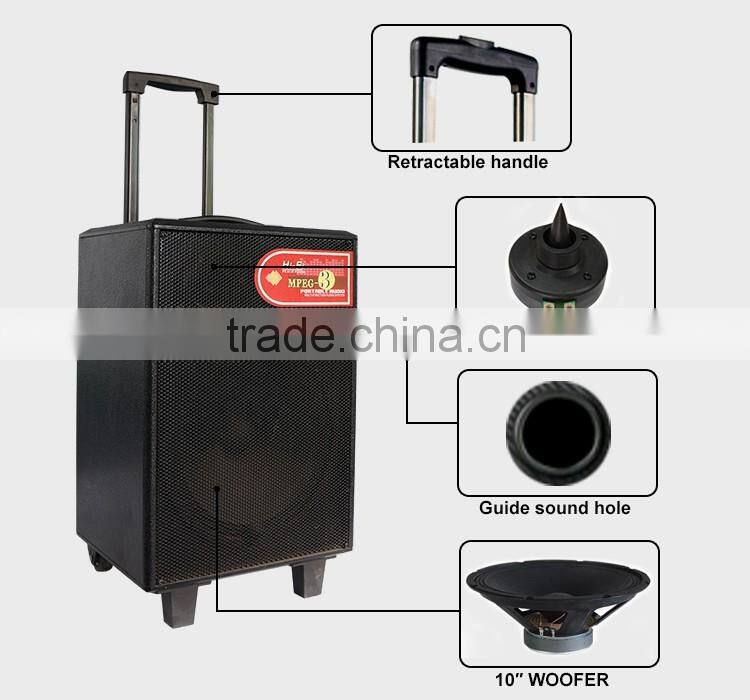 Clear Sound Peak Power Wooden USB Bluetooth Speaker