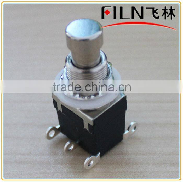 6 pin foot push button switch 3pdt