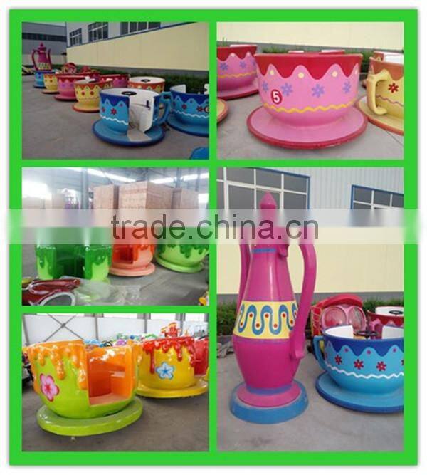 6 Cups Tea Cup Rides For Sale, Rotating Tea Cup Rides, Portable Tea Cup Rides Amusement