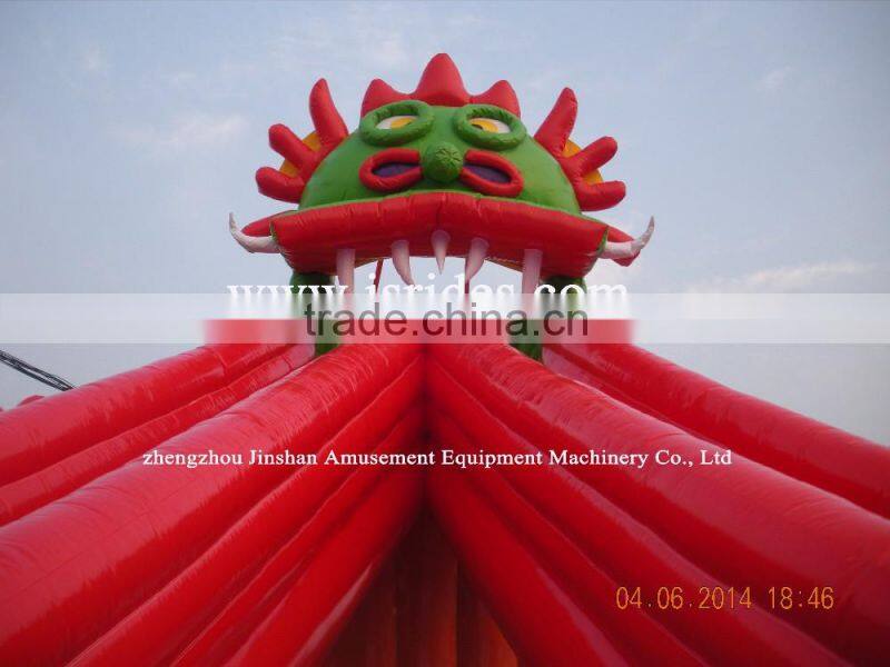 Large Water Slide Outdoor Inflatable Water Park For Adults