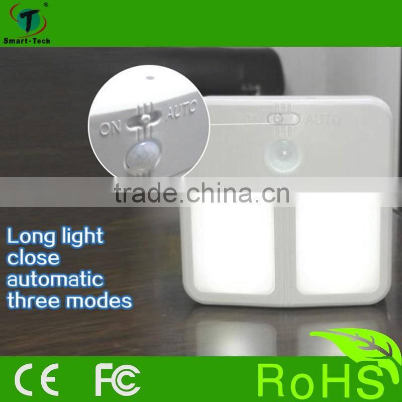 Battery-Powered Motion-Sensing LED Stick-Anywhere Nightlight