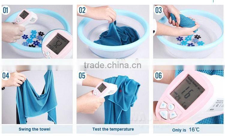 Sports Instant Snap Golf Gym Yoga Magic Ice Cooling Towel