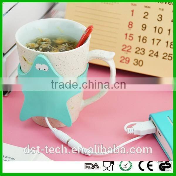Mini usb silicone heat retaining coaster/ mat for cup