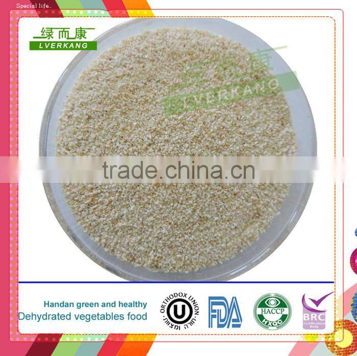 Supply 26-40mesh Dehydrated fried garlic granules from Tianjin or Qingdao port