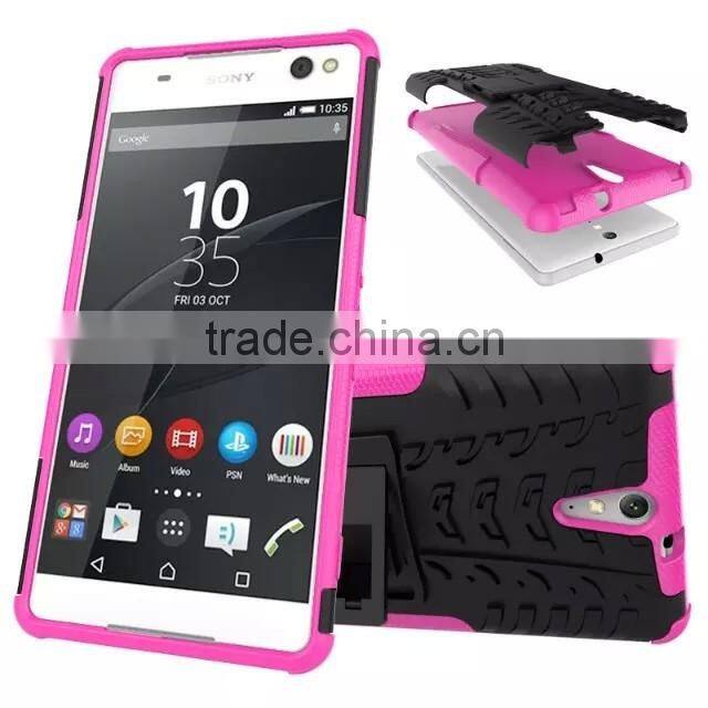 For SONY XPERIA C5 ULTRA E5533 Armor CASE Heavy Duty Hybrid Rugged TPU Impact Kickstand Hard ShockProof CASE OUT DOOR CASE