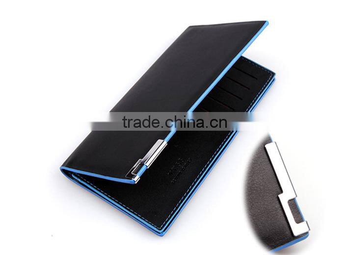 Wholesale Men's PU Leather Purse Money Checkbook Wallet Card Clutch Bag Long