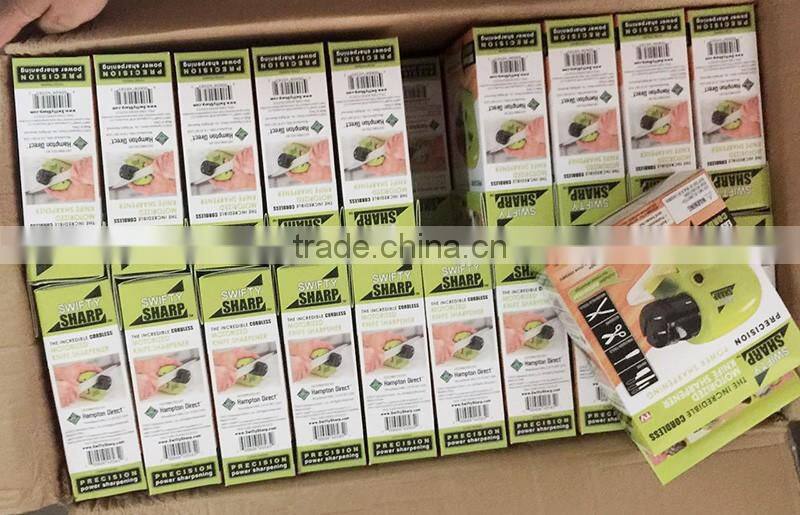 WHOLESALE PLASTIC ELECTRIC KITCHEN MOTORIZED KNIFE SHARPENER