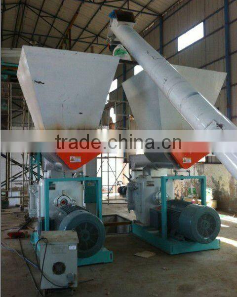 1t/h biomass fuel pellet machinery with gear drive and low price