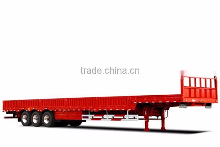 Hot sale OEM service commercial vehicle 3 axle cargo semi trailer
