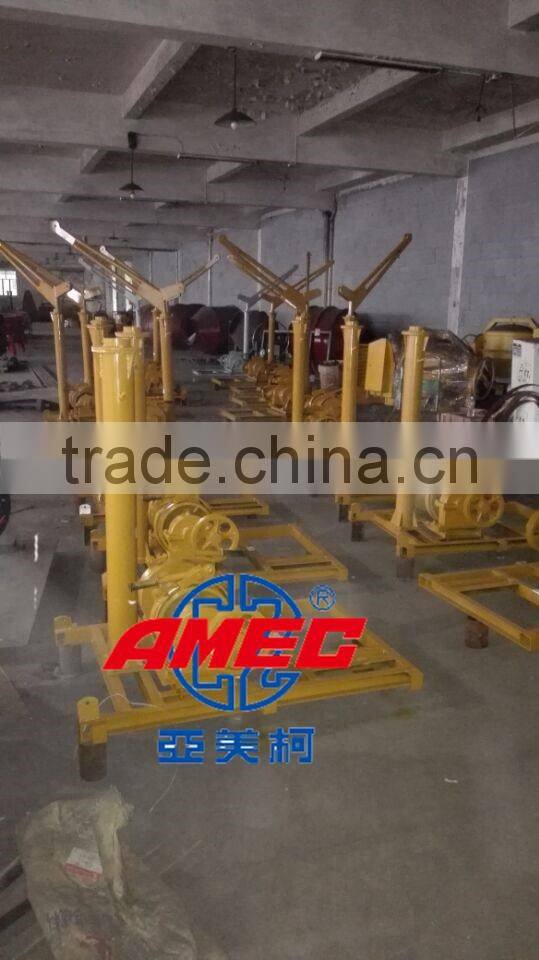 AMEC 1000kgs construction mini portable crane small crane with diesel engine