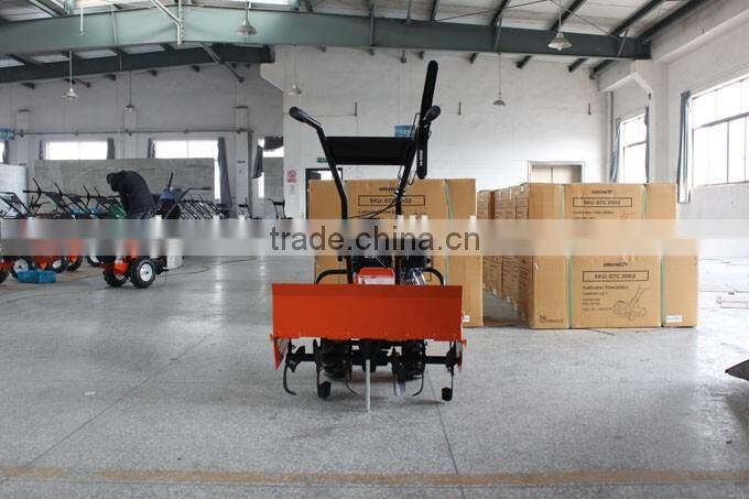 208cc garden cultivator rotary tiller with 12V light