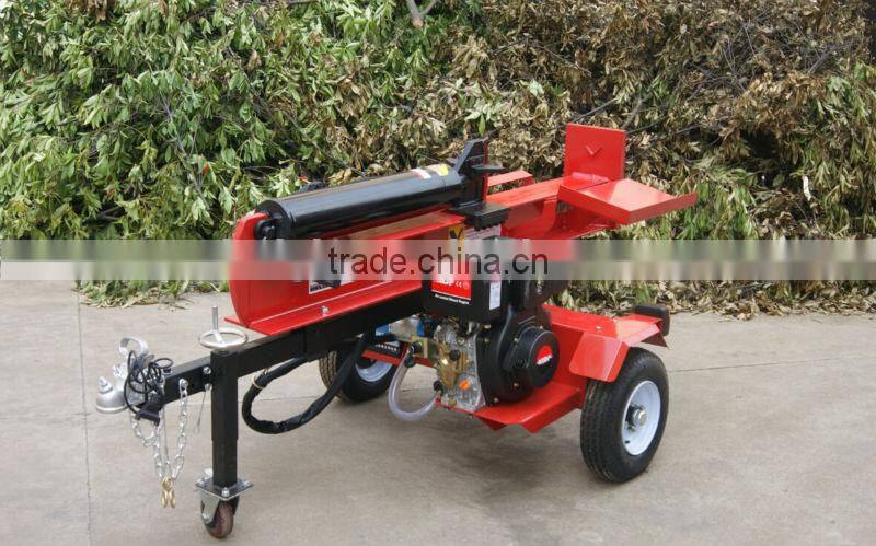 40ton vertical&horizonal automatic log splitter with CE approval