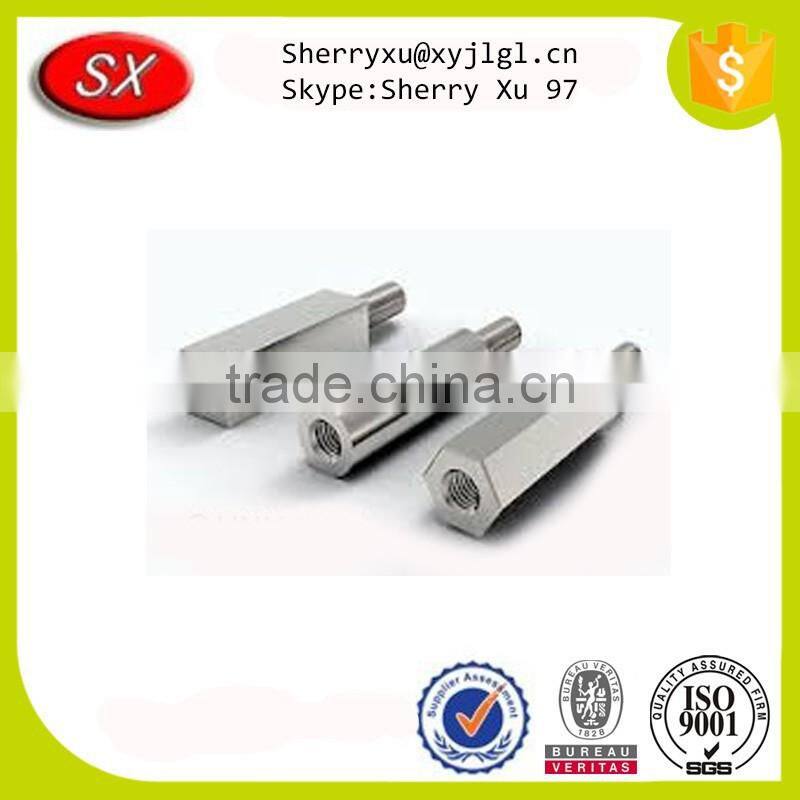 Factory custom high precision aluminum Turned Glas Standoff