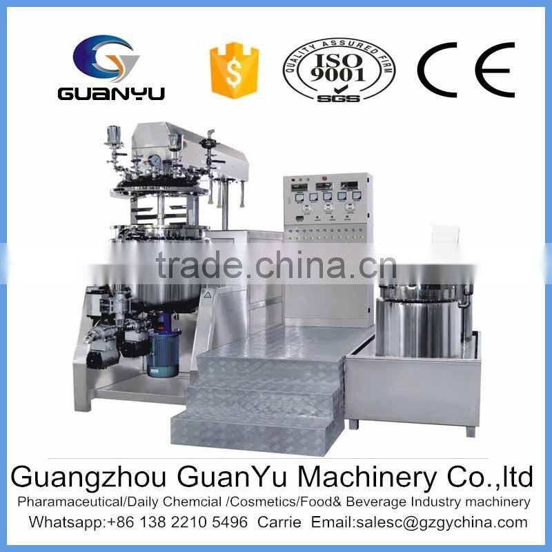 good quality of homogenization vacuum stainless steel electric heating emusifying mixer