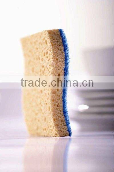 oval shaped cellulose face puff