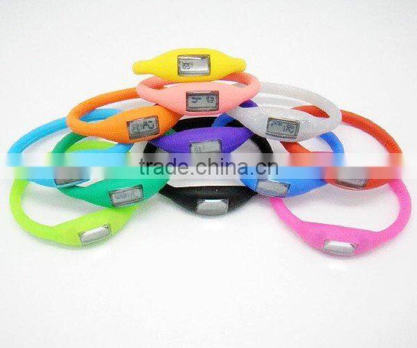 2012 Promotation Ion Silicone Digital Watch
