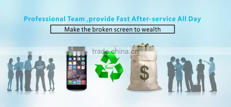 2017 Factory supply quality 3 in 1 Assembled cold press glue frame glass with oca assembly for iphone 7
