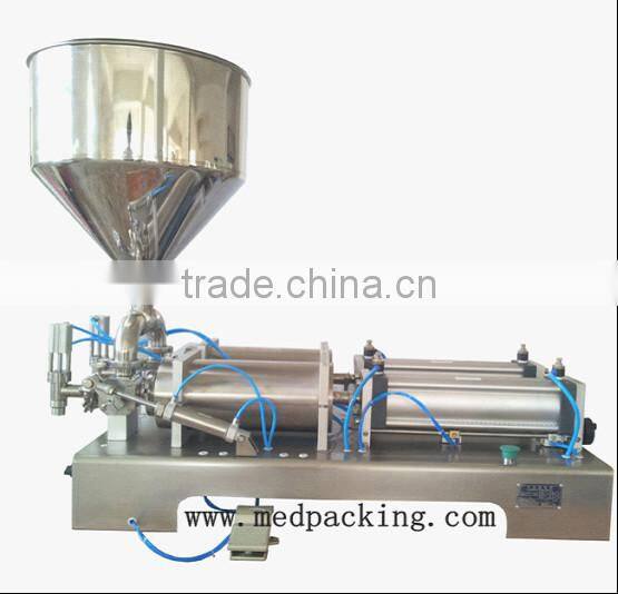 50-500ml Stainless Steel Piston Double Heads Paste Filling Machine,Honey Stick Sacue Filling Machine