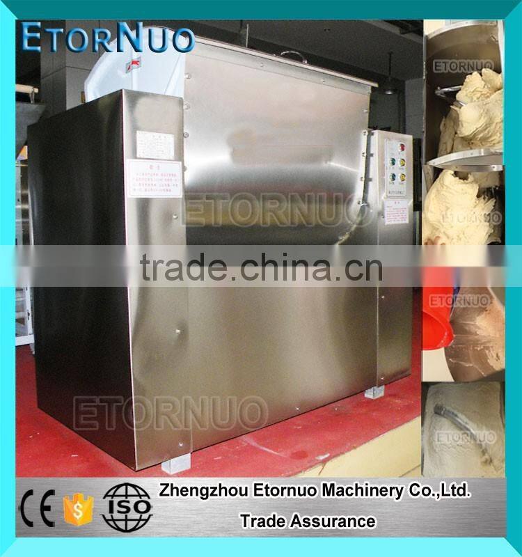 75kg Mixing Capacity Stainless Steel Industrial Electric Horizontal Dough Mixer
