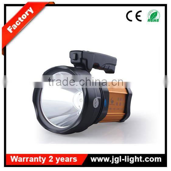 handheld rechargeable outdoor maintenance high power searchlight 5JG-A399 cree 15w maintenance work light and side warning light