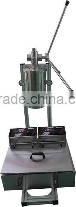 Hot Sale mini churros making machine with fryer(ZQW-10)