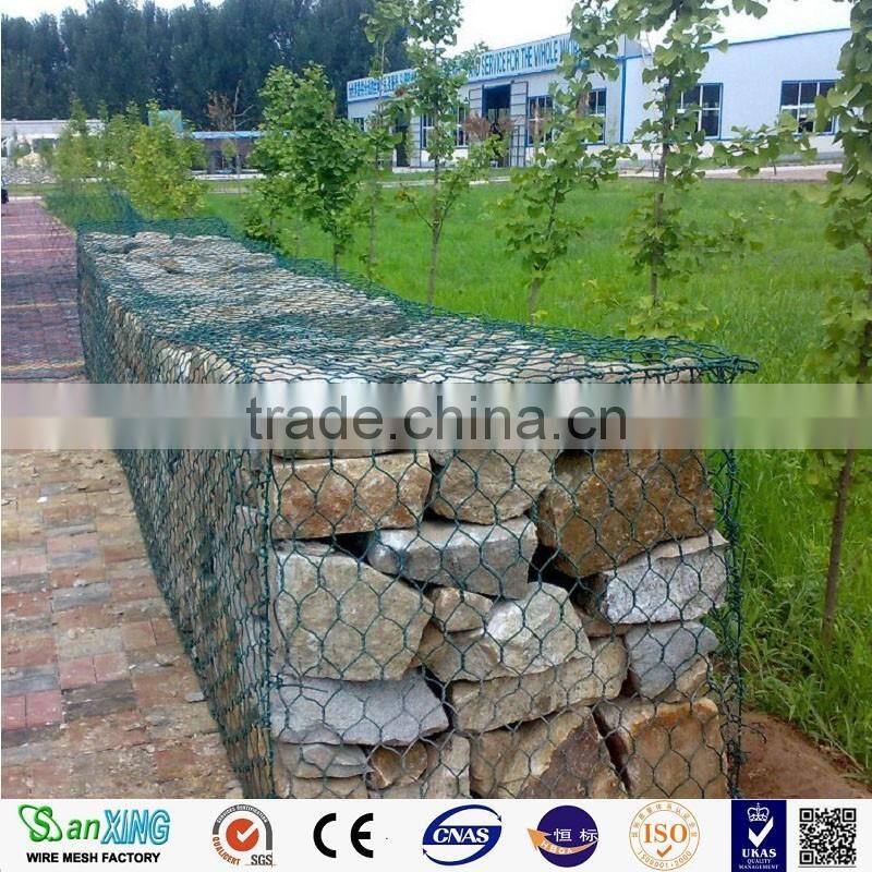 best price wire cages rock retaining wall material