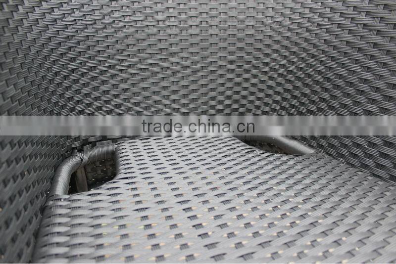 Round Rattan Stackable Outdoor Wicker Chair